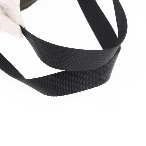 PRADA Backpack Nylon Khaki Silver - Picture 14 of 15